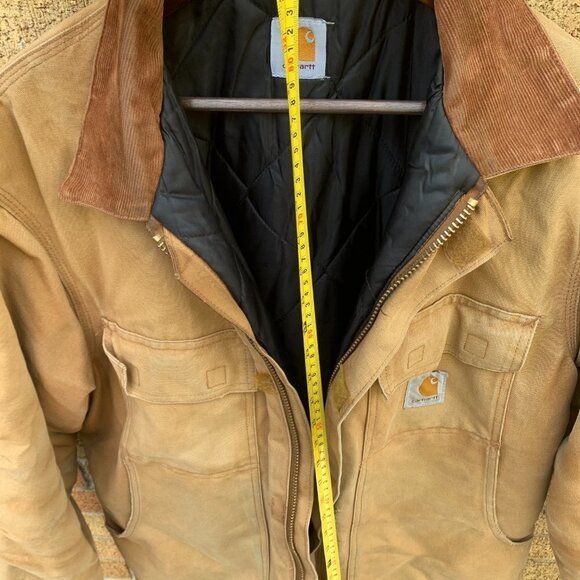 Vintage Insulated Carhartt Jacket Brown - Picture 9 of 9